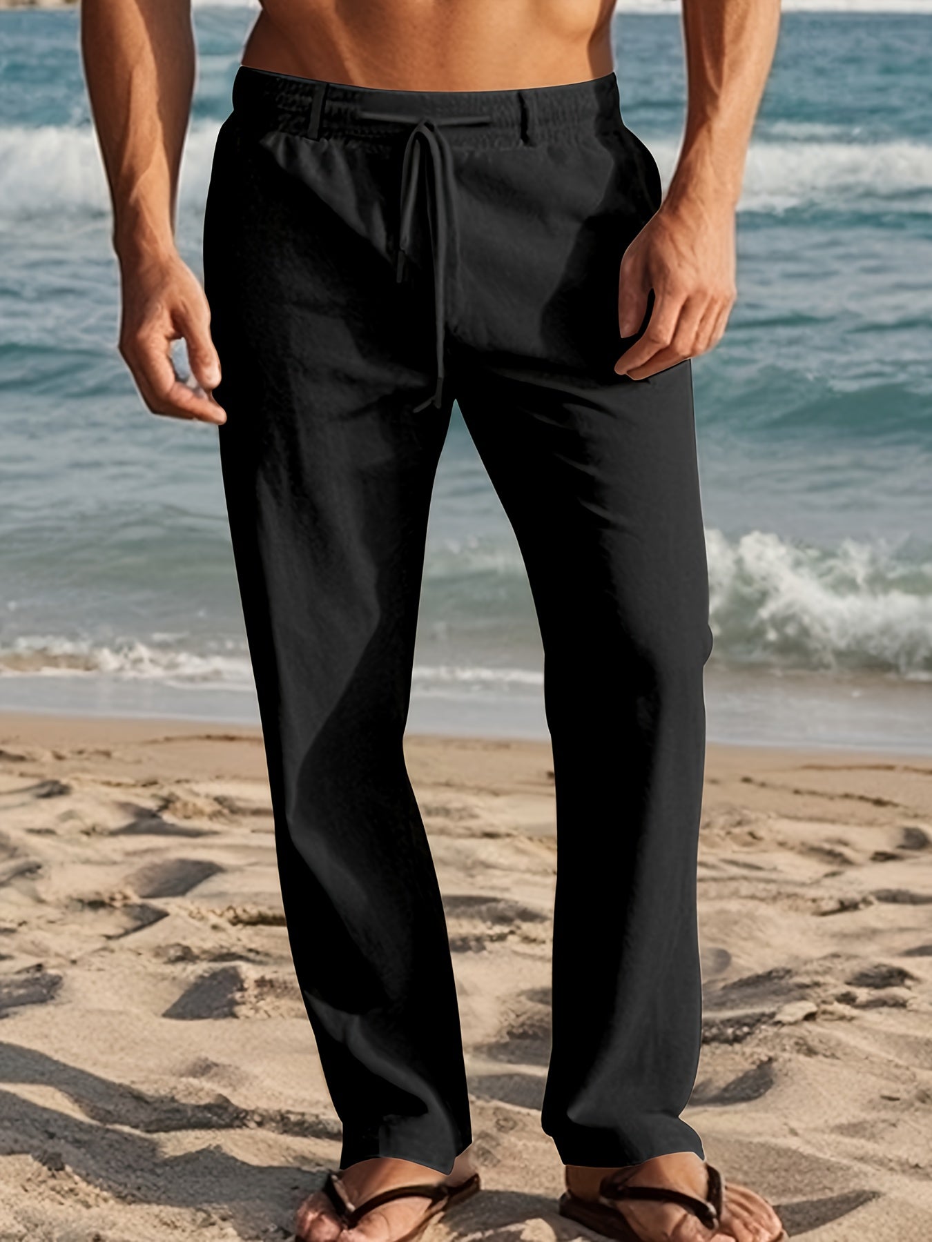 Varel | Pantaloni in lino da uomo