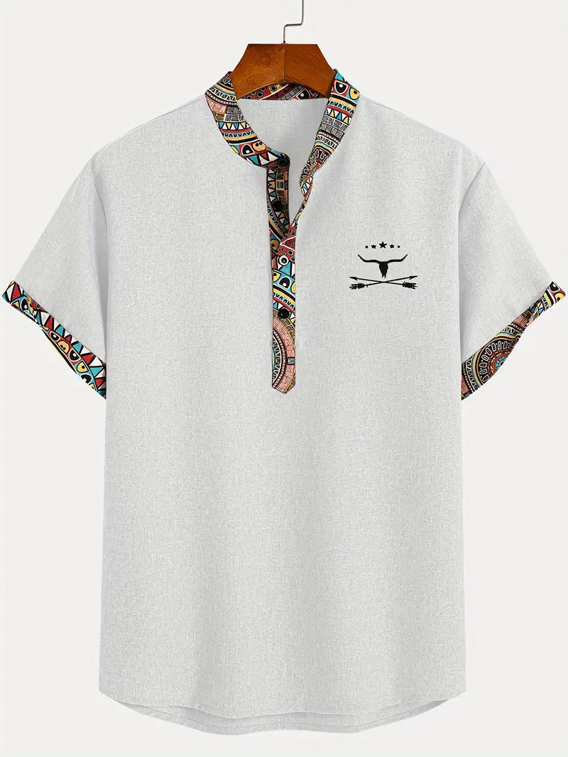 Varel | Camicia elegante a maniche corte