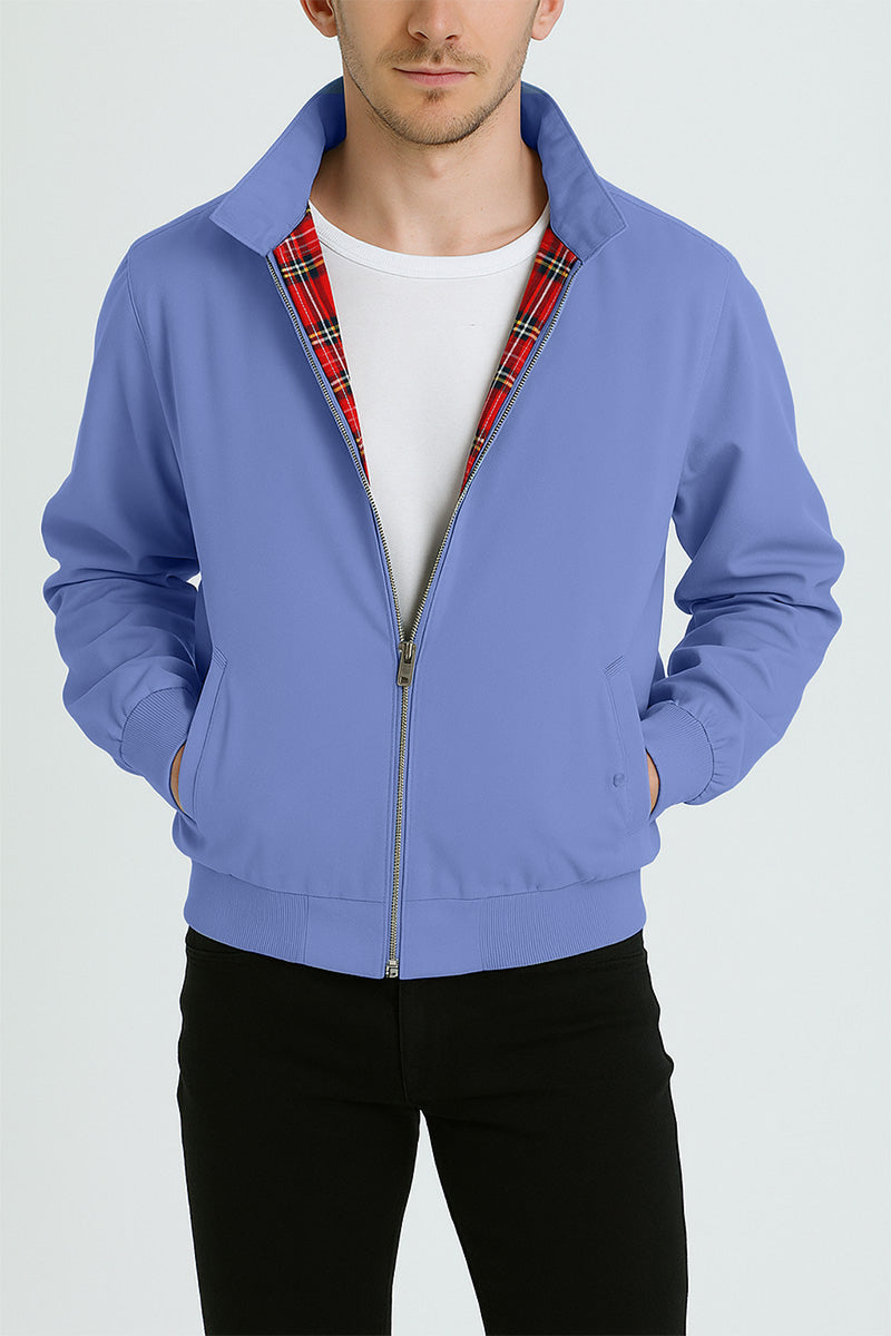 Varel | Giacca Harrington con fodera tartan