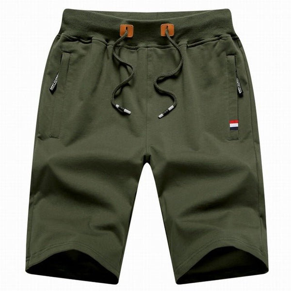 Varel | Pantaloni corti in cotone con tasche con zip