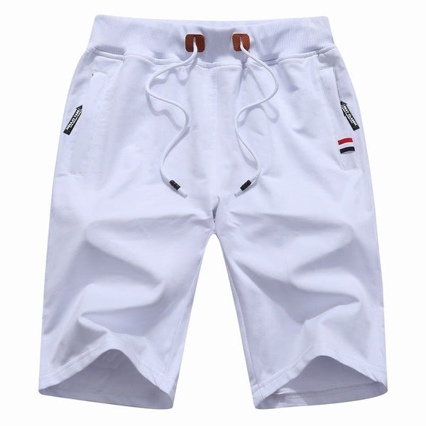Varel | Pantaloni corti in cotone con tasche con zip