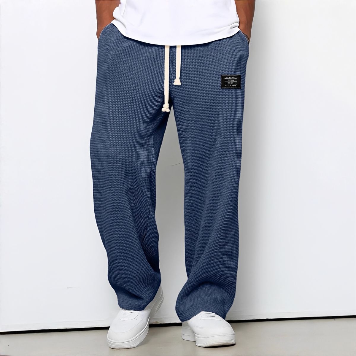 Varel | Pantaloni comodi da uomo dalla vestibilità ampia e vita regolabile
