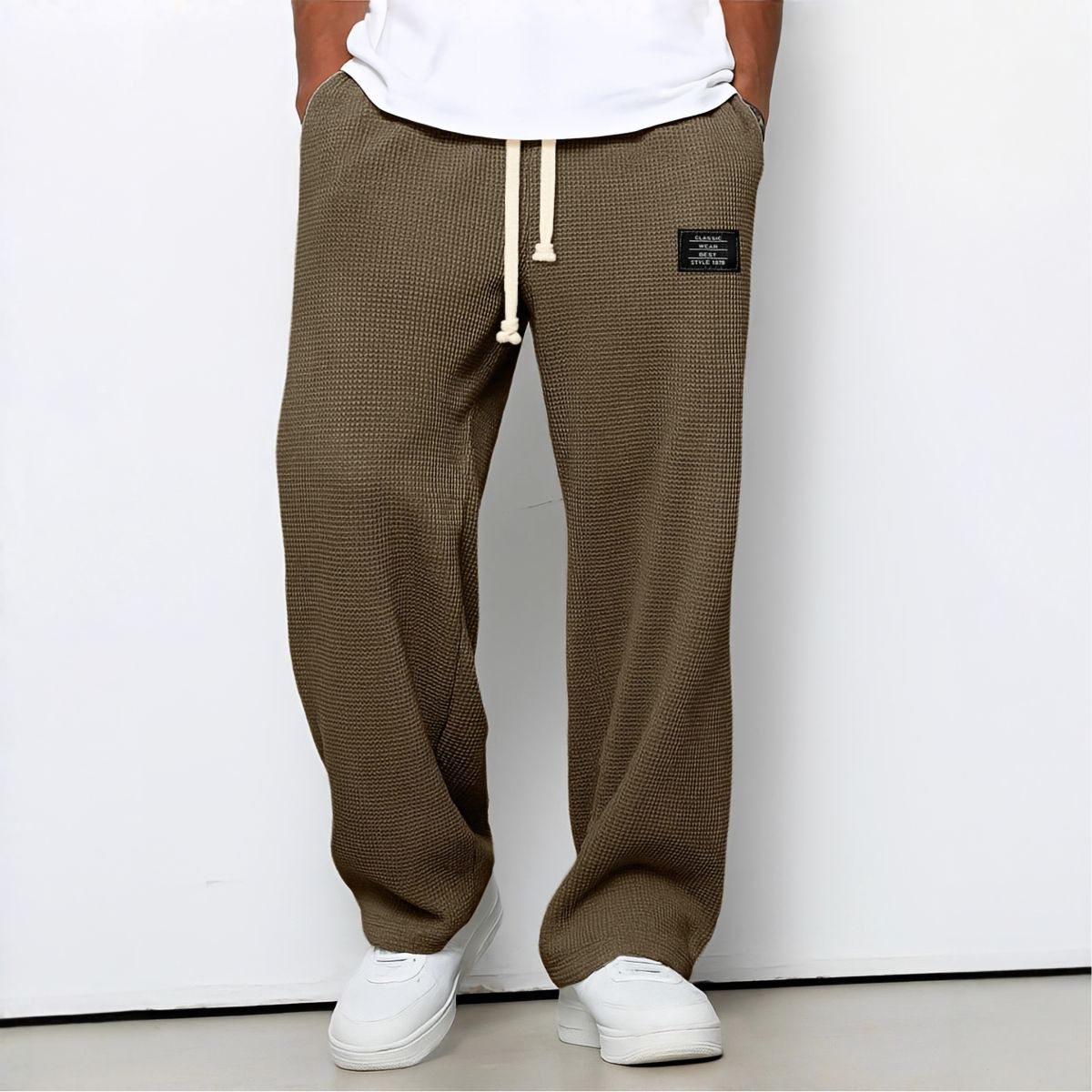 Varel | Pantaloni comodi da uomo dalla vestibilità ampia e vita regolabile