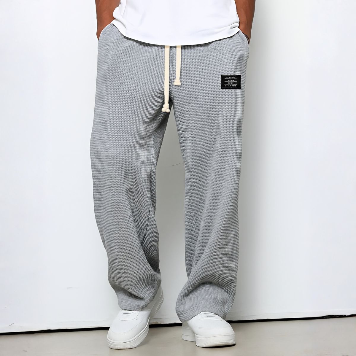 Varel | Pantaloni comodi da uomo dalla vestibilità ampia e vita regolabile