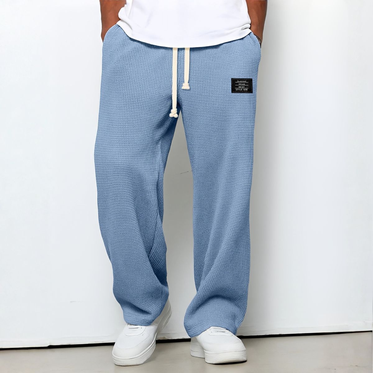 Varel | Pantaloni comodi da uomo dalla vestibilità ampia e vita regolabile
