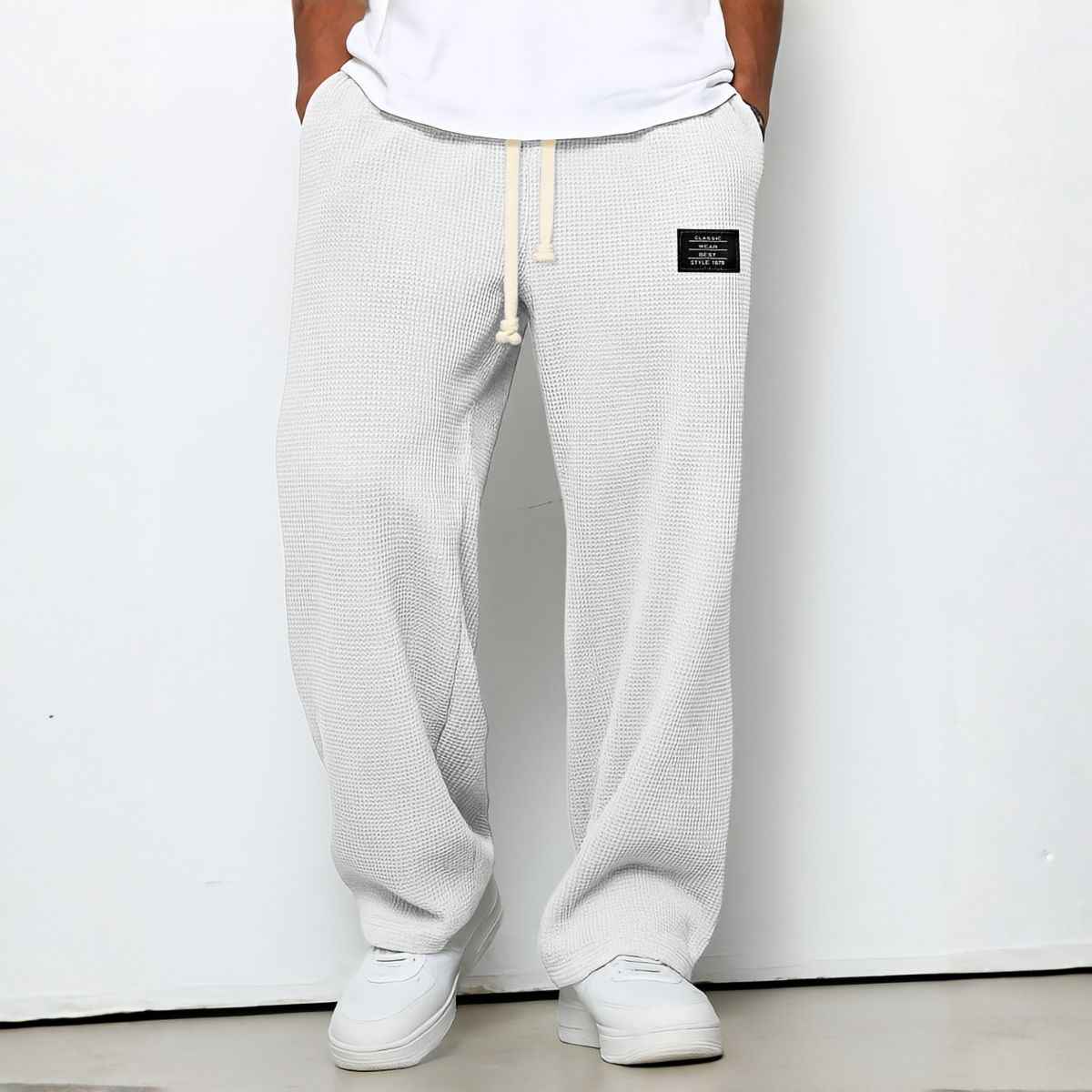 Varel | Pantaloni comodi da uomo dalla vestibilità ampia e vita regolabile