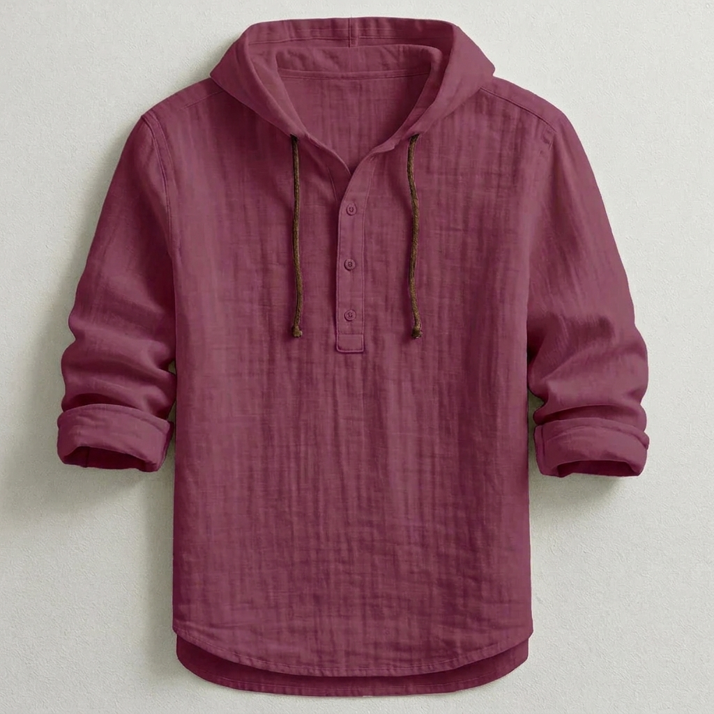 Varel | Camicia di lusso con cappuccio