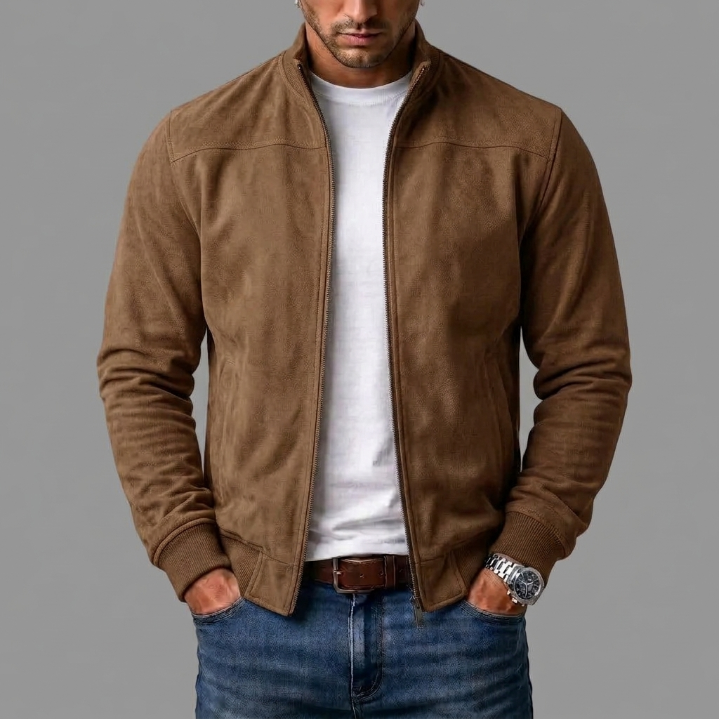 Varel | Giacca bomber in camoscio
