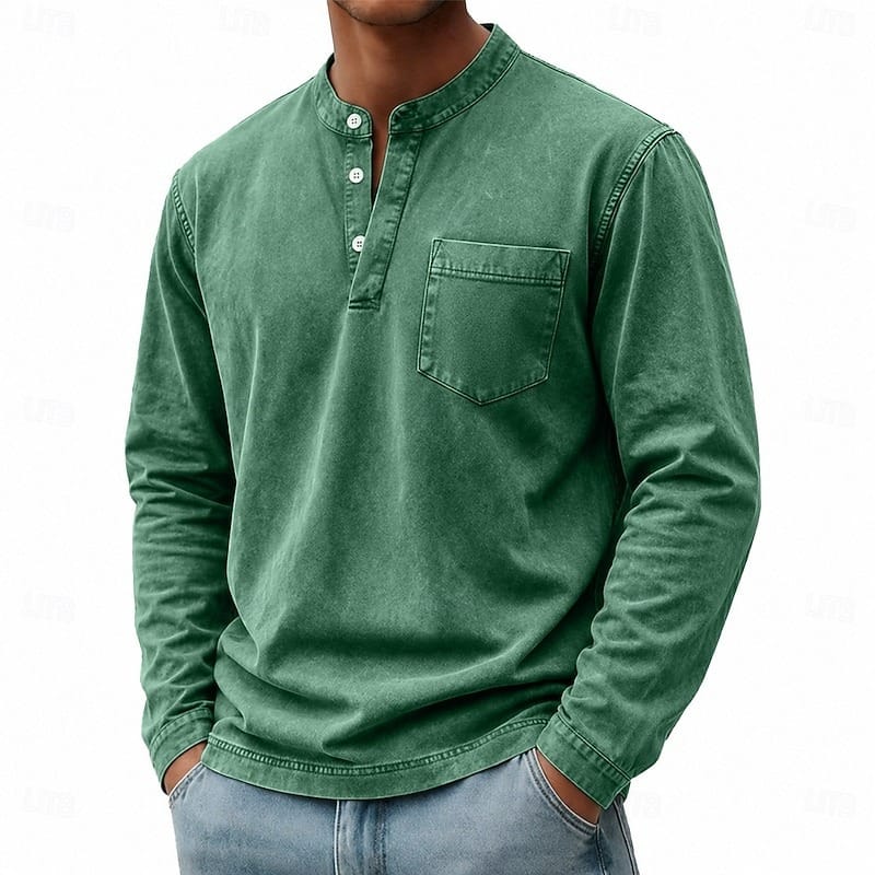 Varel | Henley a maniche lunghe Saltwater