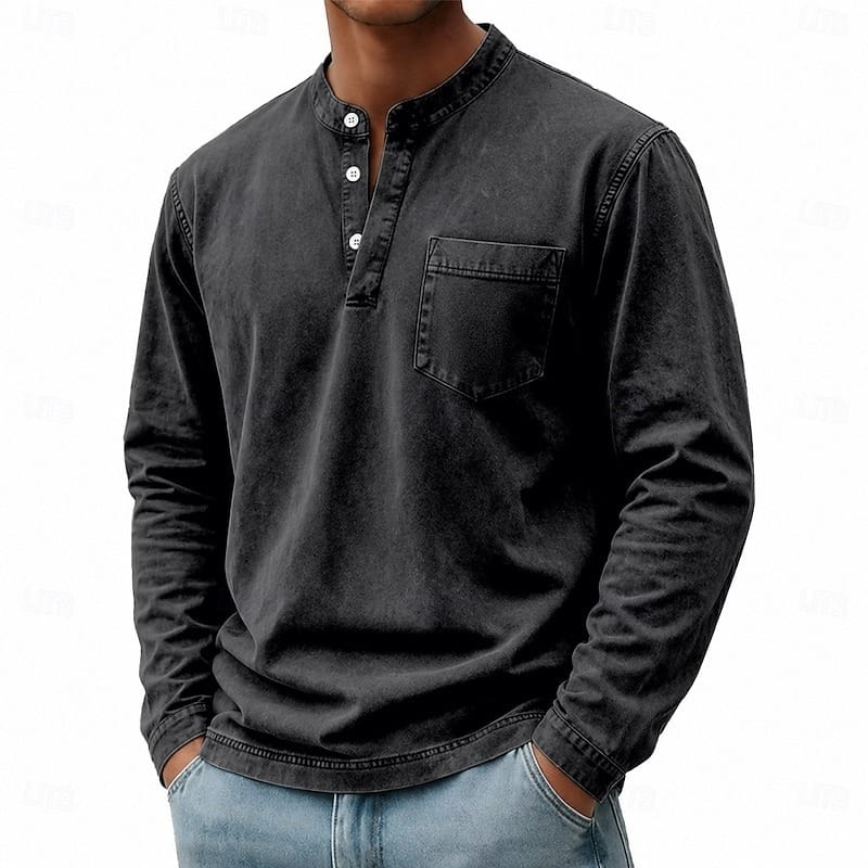 Varel | Henley a maniche lunghe Saltwater