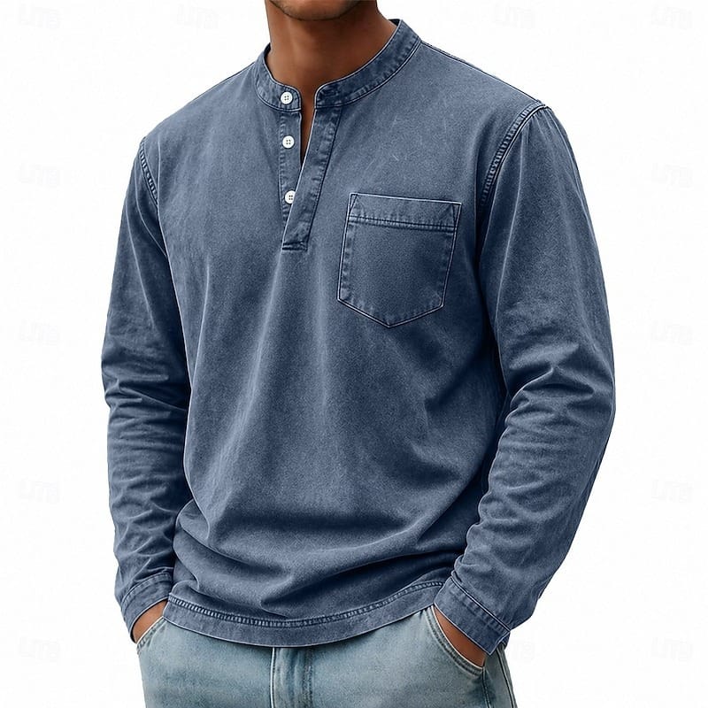 Varel | Henley a maniche lunghe Saltwater