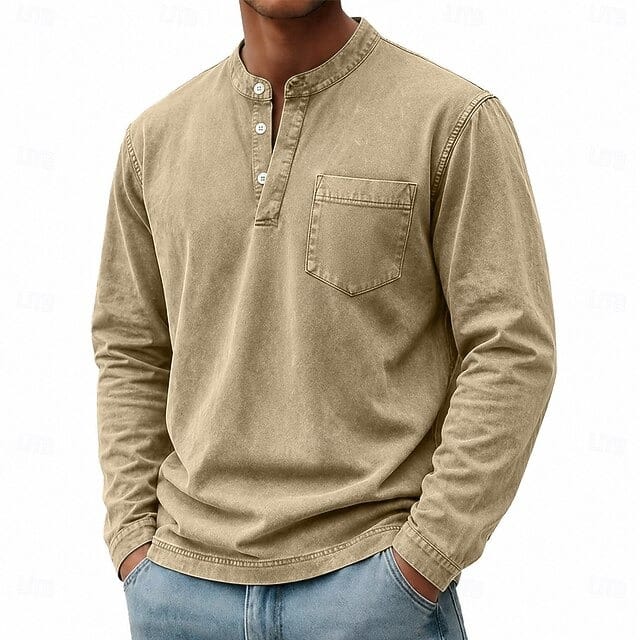 Varel | Henley a maniche lunghe Saltwater