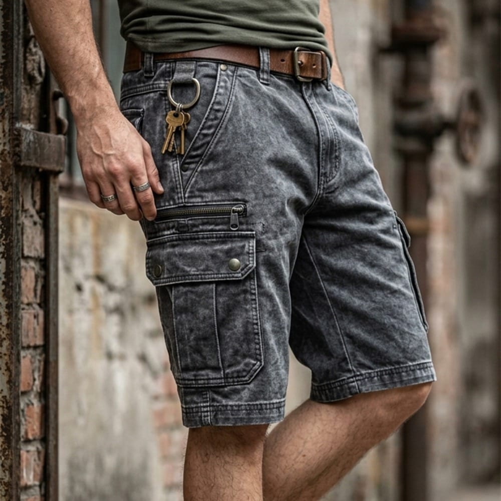 Varel | Pantaloni corti in denim Liam