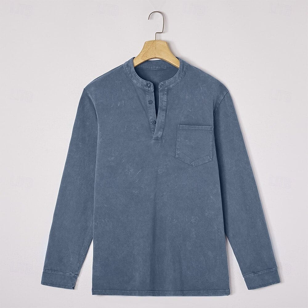 Varel | Henley a maniche lunghe Saltwater