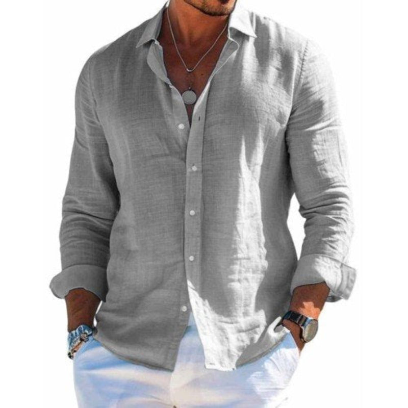 Varel | Camicia elegante in tessuto traspirante 1+1 in omaggio
