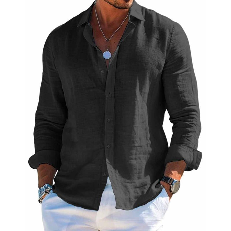Varel | Camicia elegante in tessuto traspirante 1+1 in omaggio