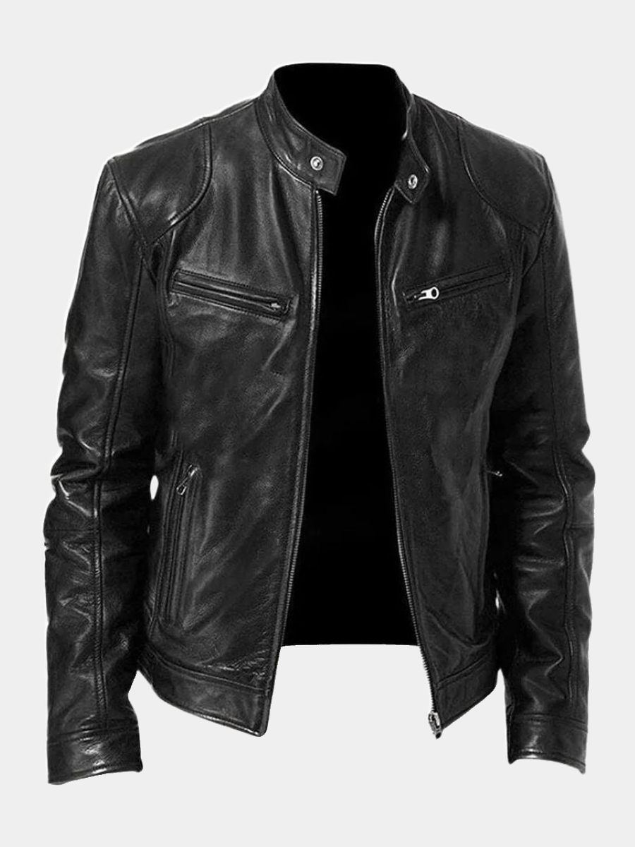 Varel | Giacca casual in pelle