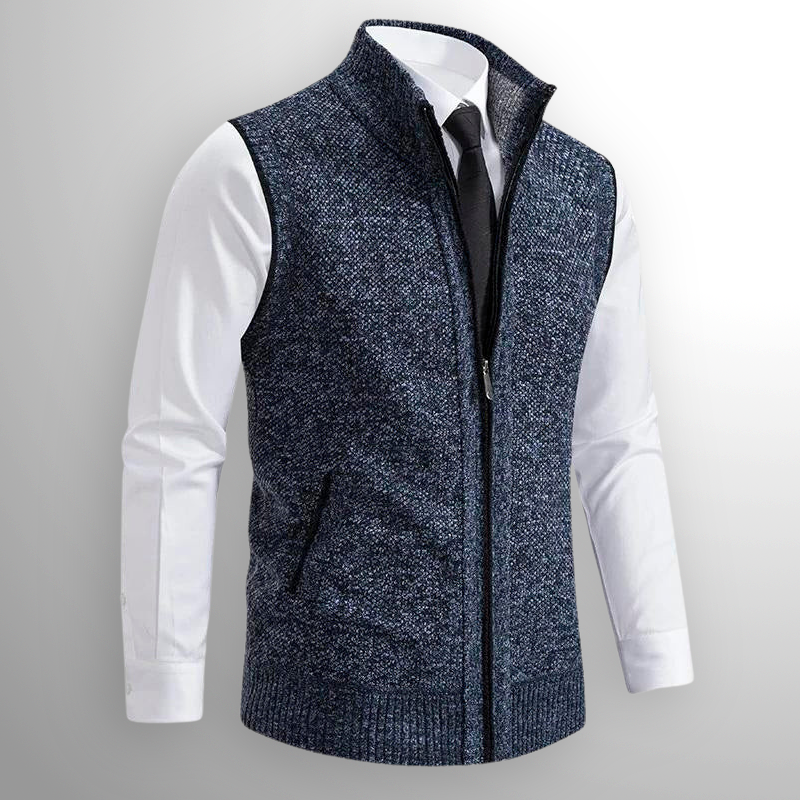 Varel | Gilet elegante con zip integrale
