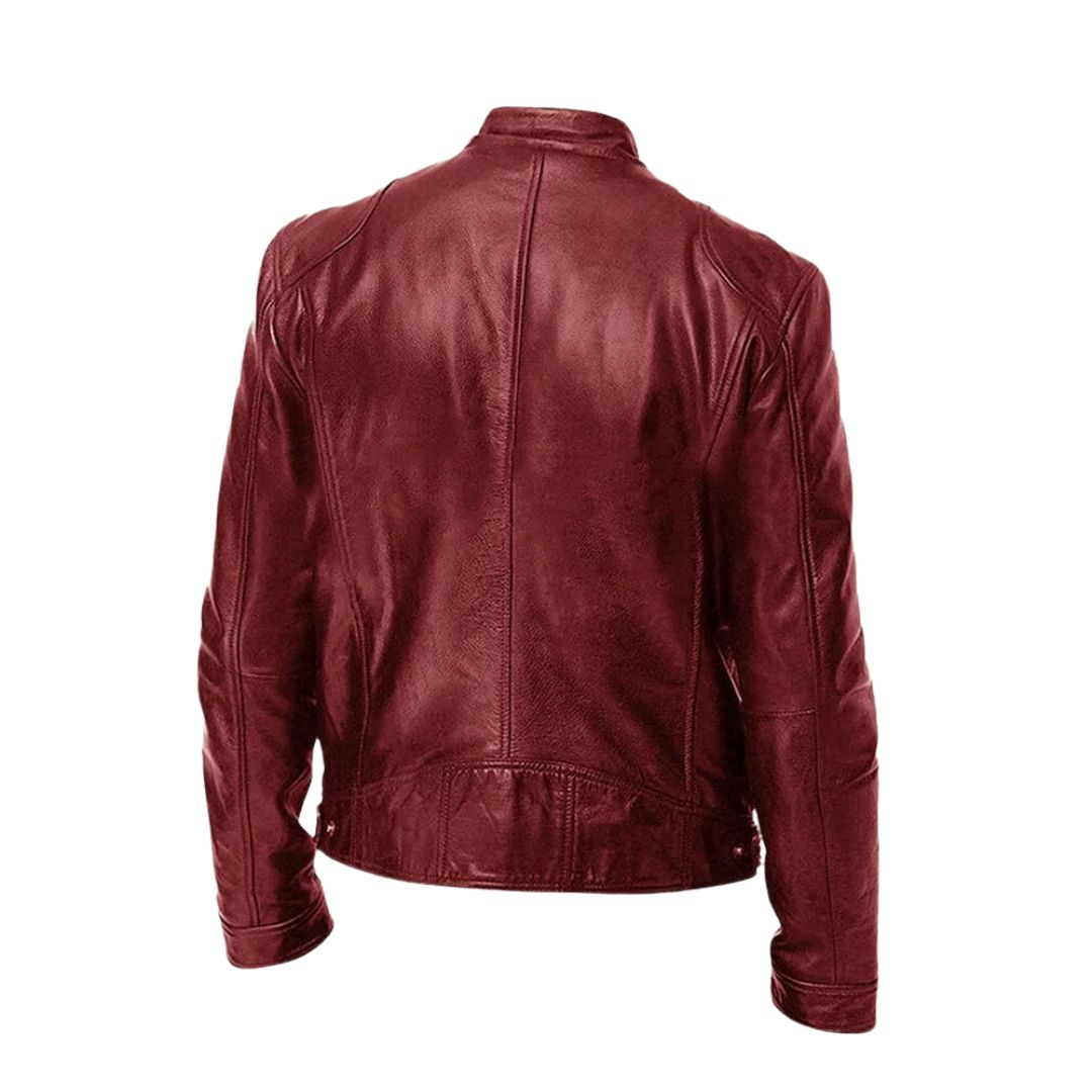 Varel | Giacca casual in pelle