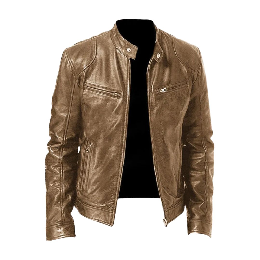 Varel | Giacca casual in pelle