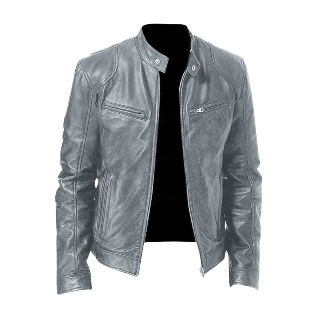 Varel | Giacca casual in pelle