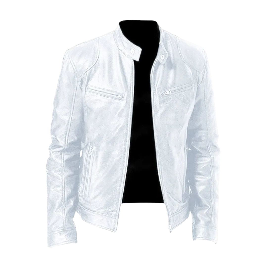 Varel | Giacca casual in pelle