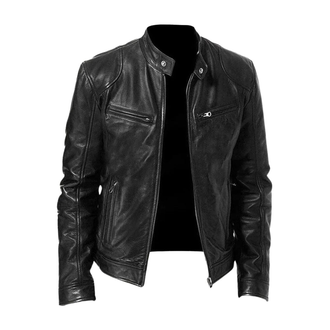Varel | Giacca casual in pelle