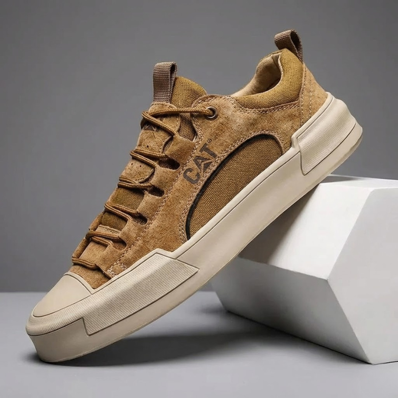 Varel | Scarpe in tela con lacci in camoscio per uso quotidiano