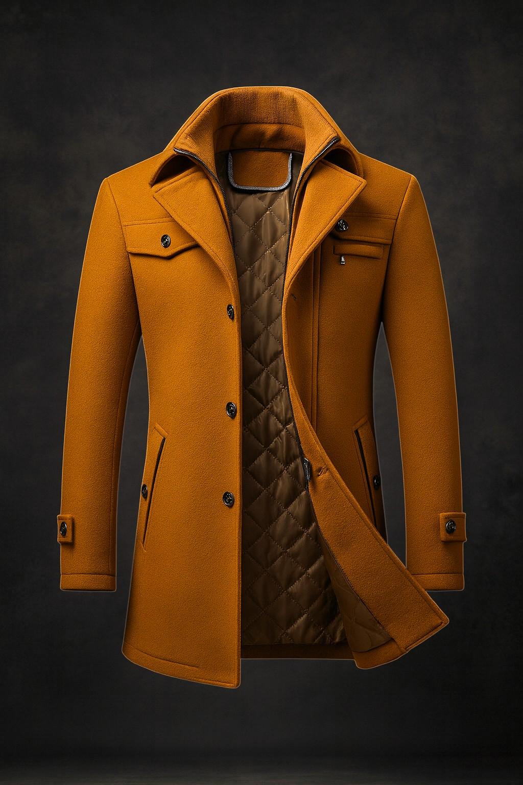 Varel | Cappotto in lana con bottoni