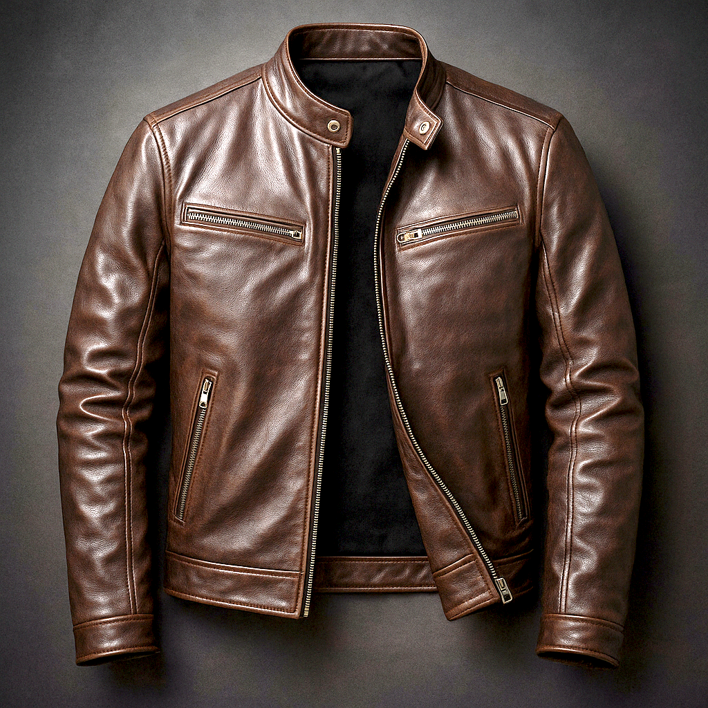 Varel | Giacca vintage in pelle