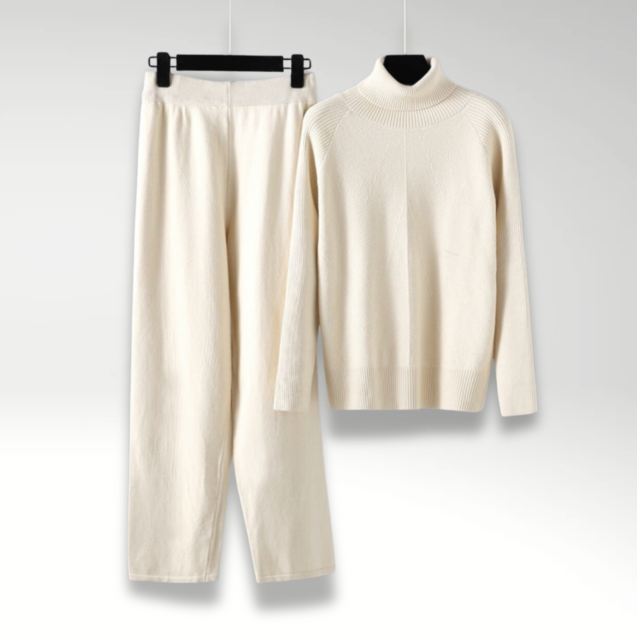 Varel | Completo due pezzi Lounge in maglia intrecciata