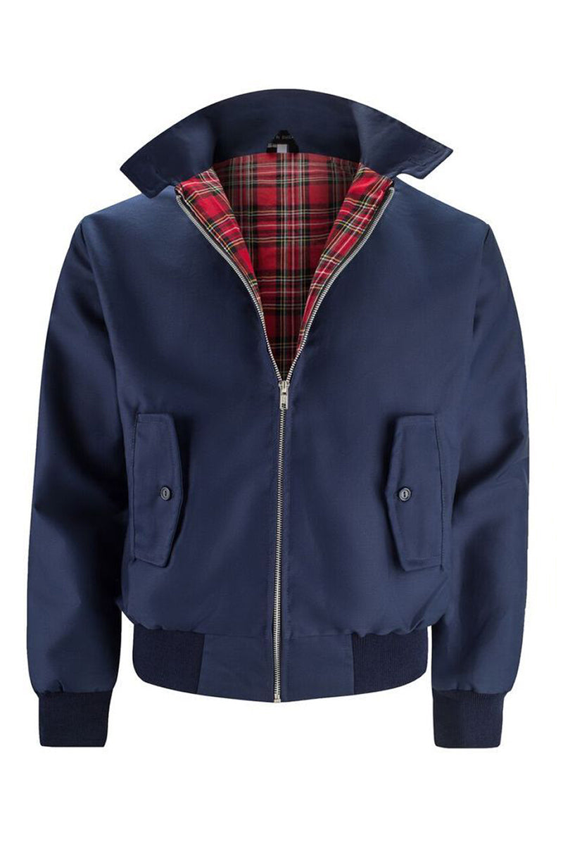 Varel | Giacca Harrington con fodera tartan