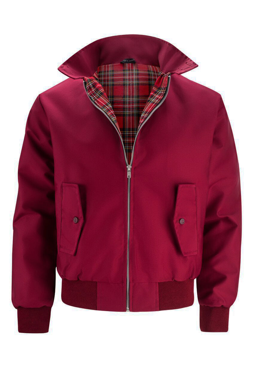 Varel | Giacca Harrington con fodera tartan