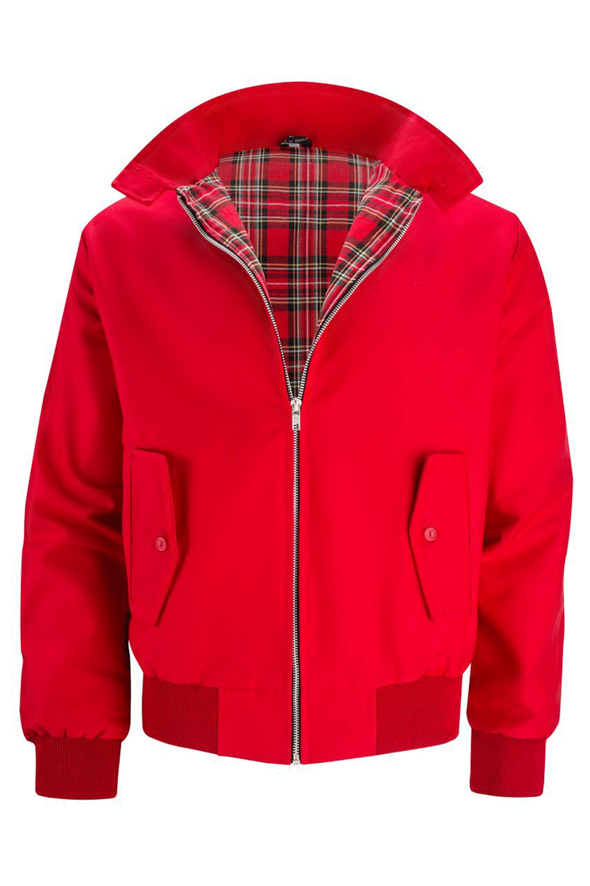 Varel | Giacca Harrington con fodera tartan