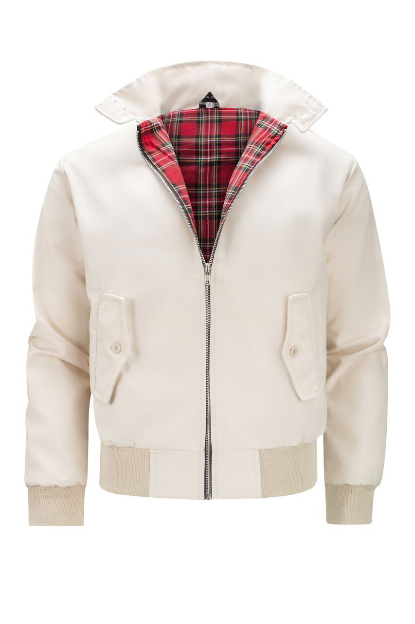 Varel | Giacca Harrington con fodera tartan