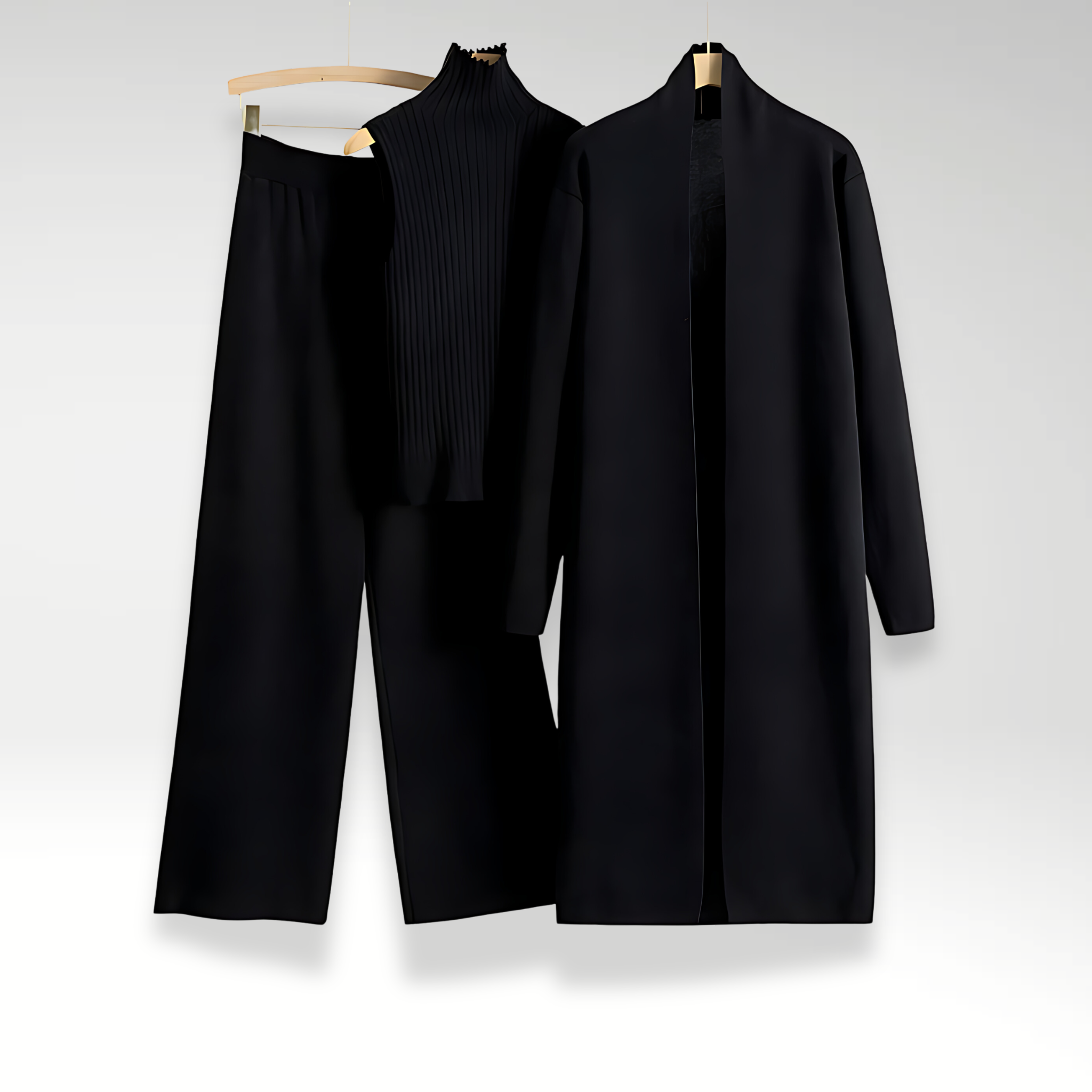 Varel | Completo tre pezzi in maglia Luxe