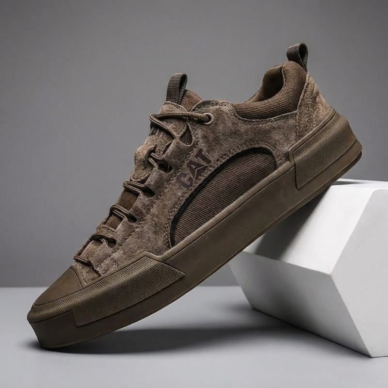 Varel | Scarpe in tela con lacci in camoscio per uso quotidiano
