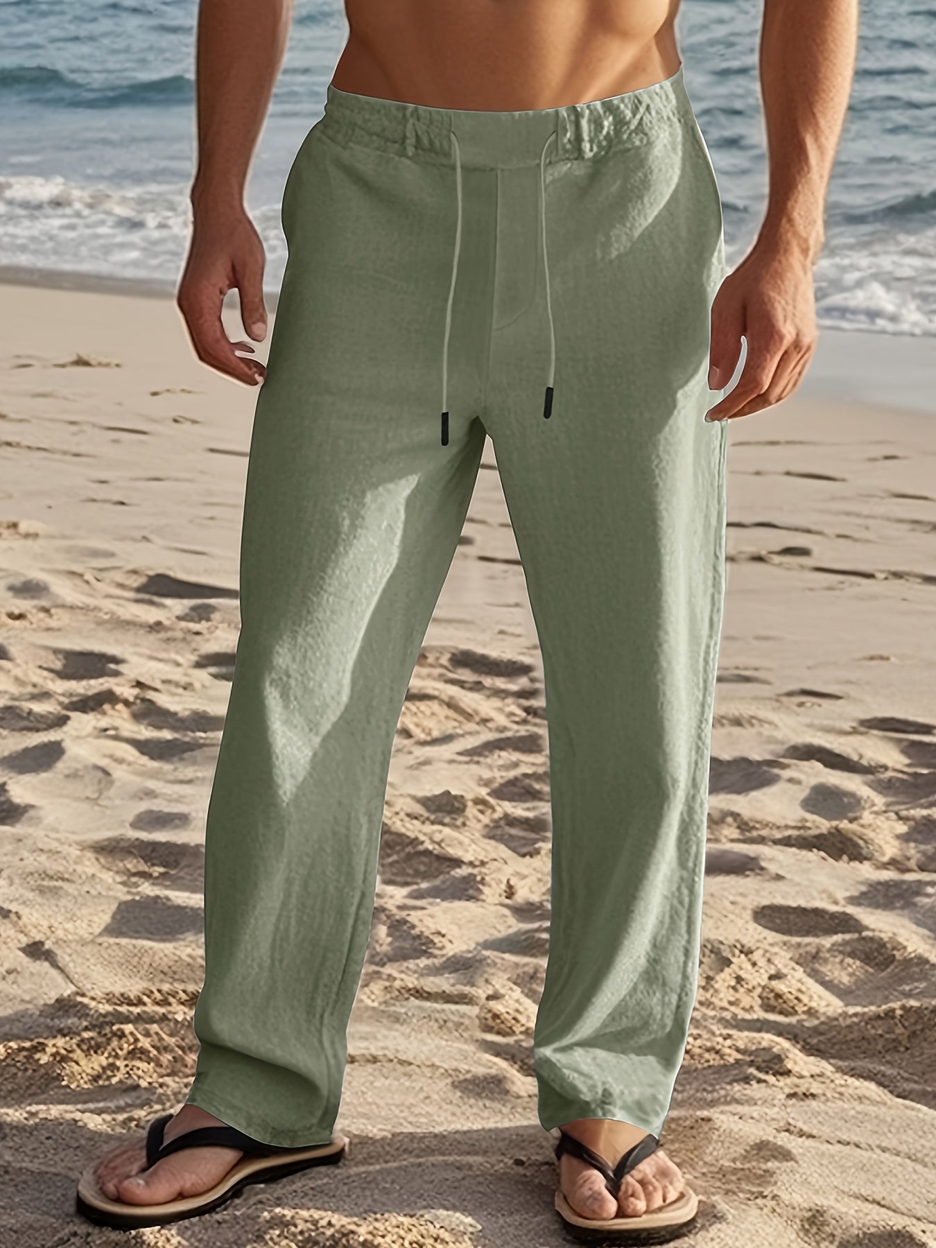Varel | Pantaloni in lino da uomo