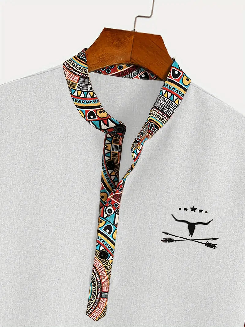 Varel | Camicia elegante a maniche corte