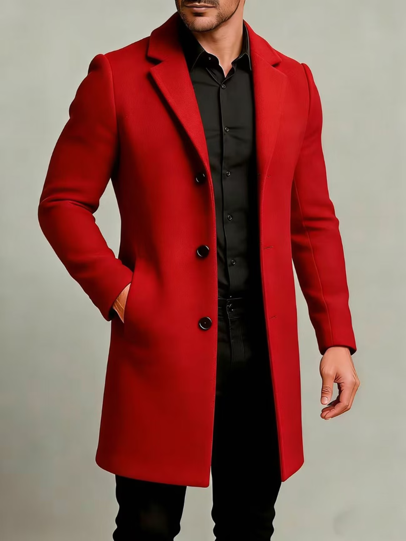 Varel | Cappotto con colletto, bottoni e maniche lunghe