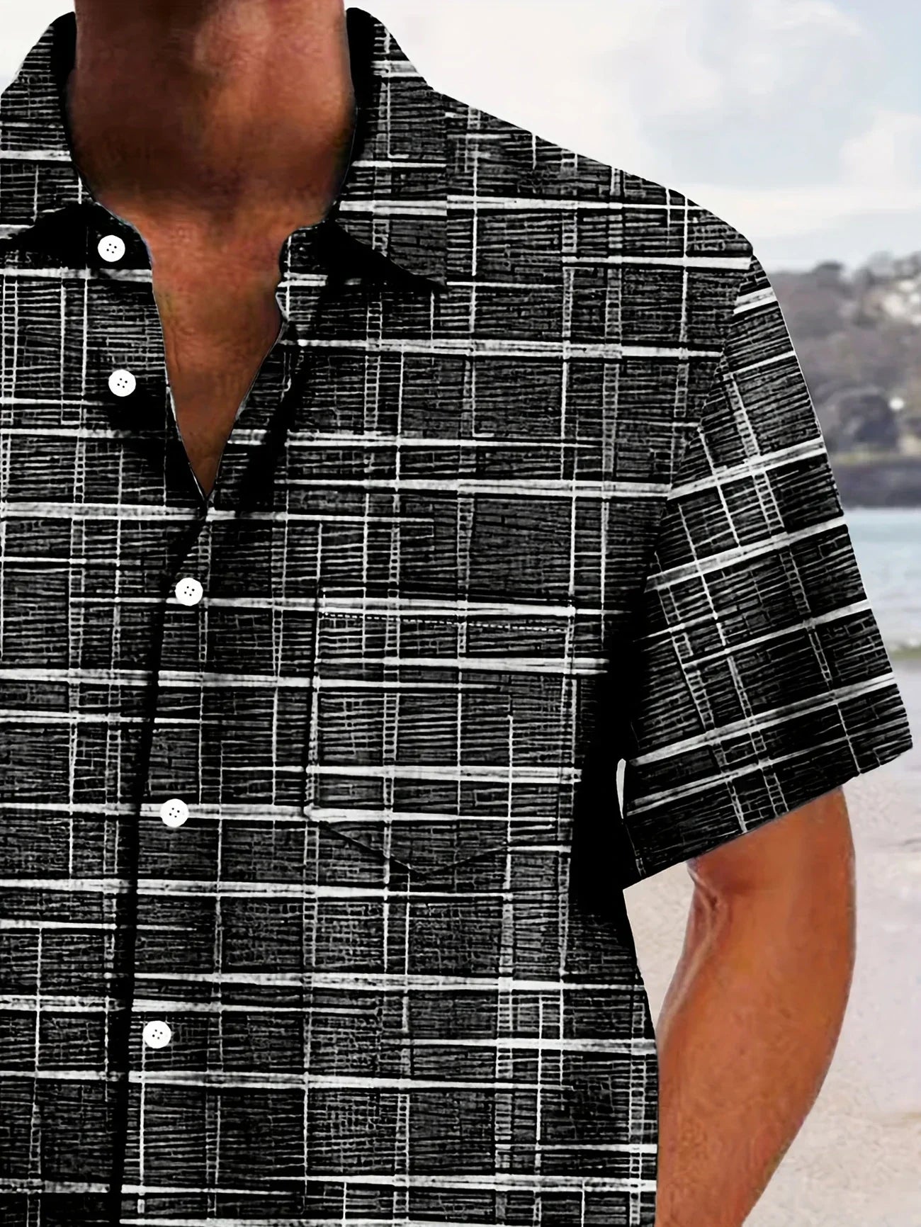 Varel | Camicia elegante a righe e quadri