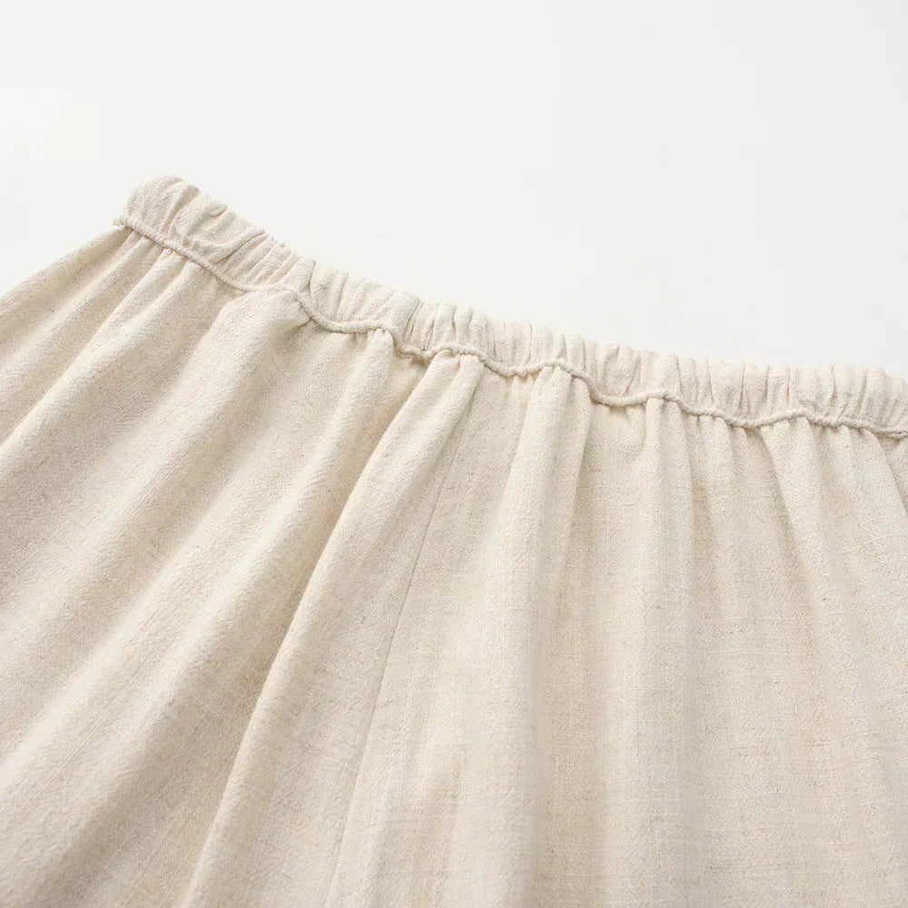 Varel | Pantaloni slim in lino