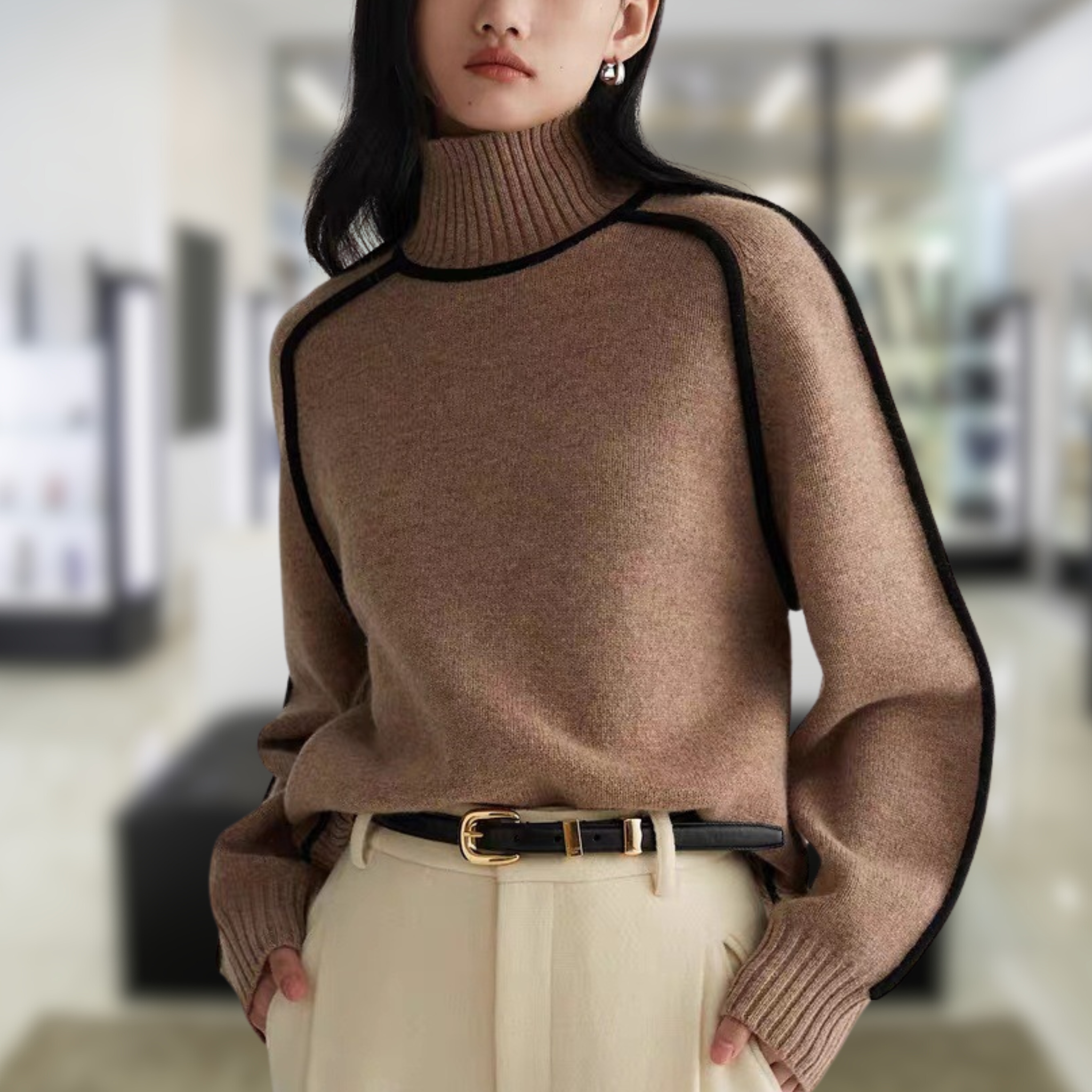 Varel | Maglione a collo alto confortevole
