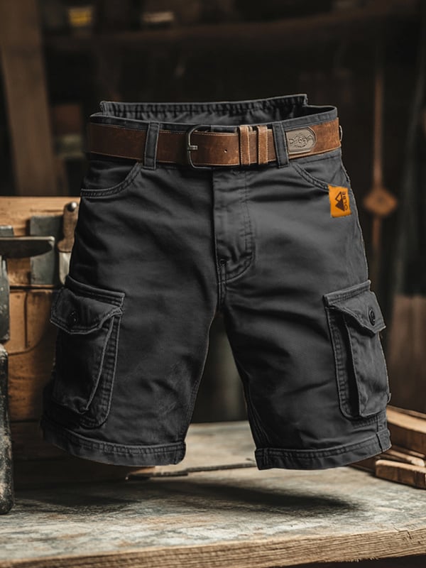 Varel | Pantaloni cargo corti rétro con molteplici tasche