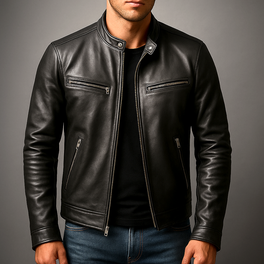 Varel | Giacca vintage in pelle