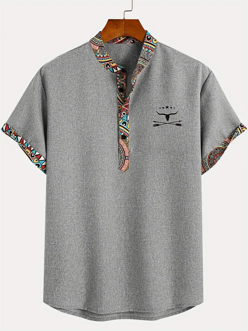 Varel | Camicia elegante a maniche corte