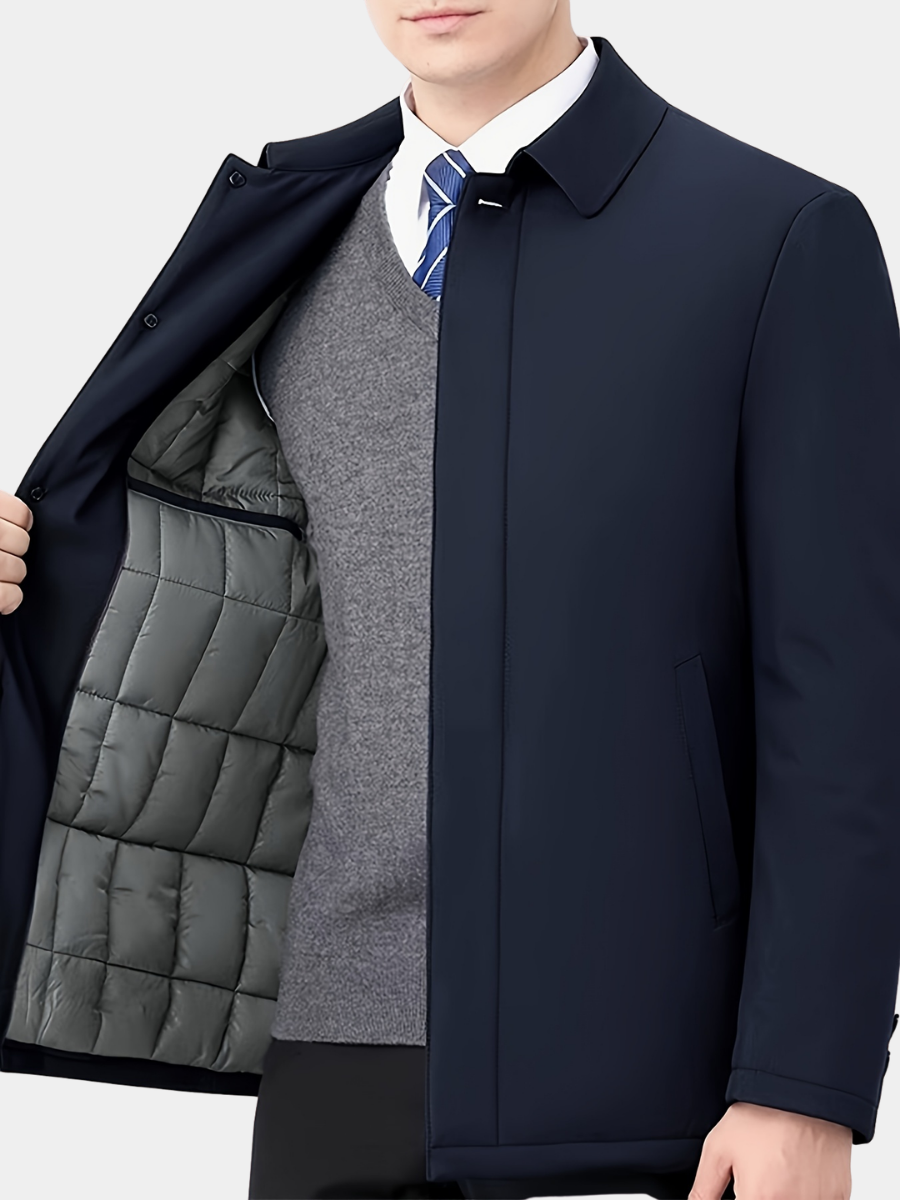 Varel | Giacca da uomo con collo a revers e chiusura a zip