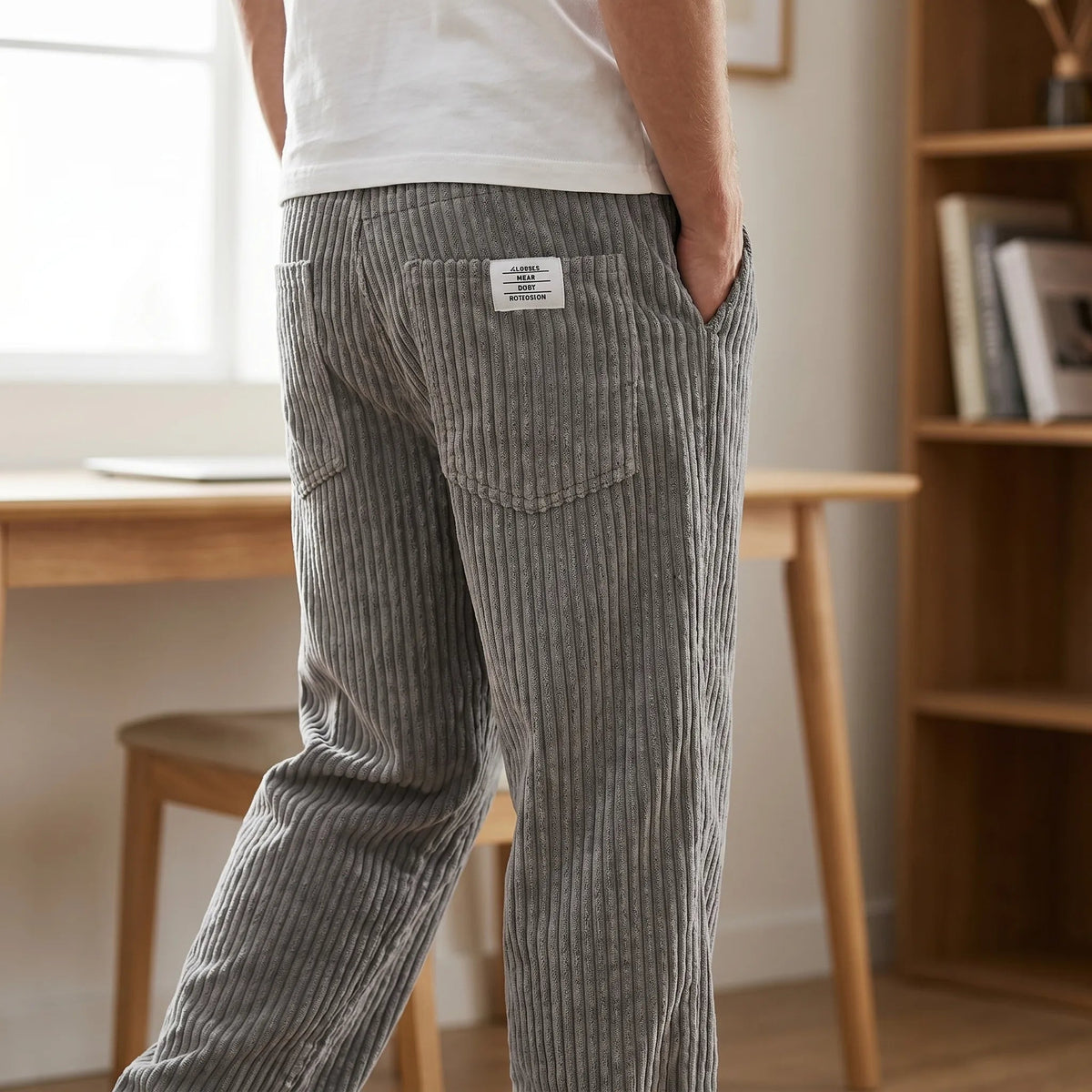 Varel | Pantaloni larghi in velluto a coste