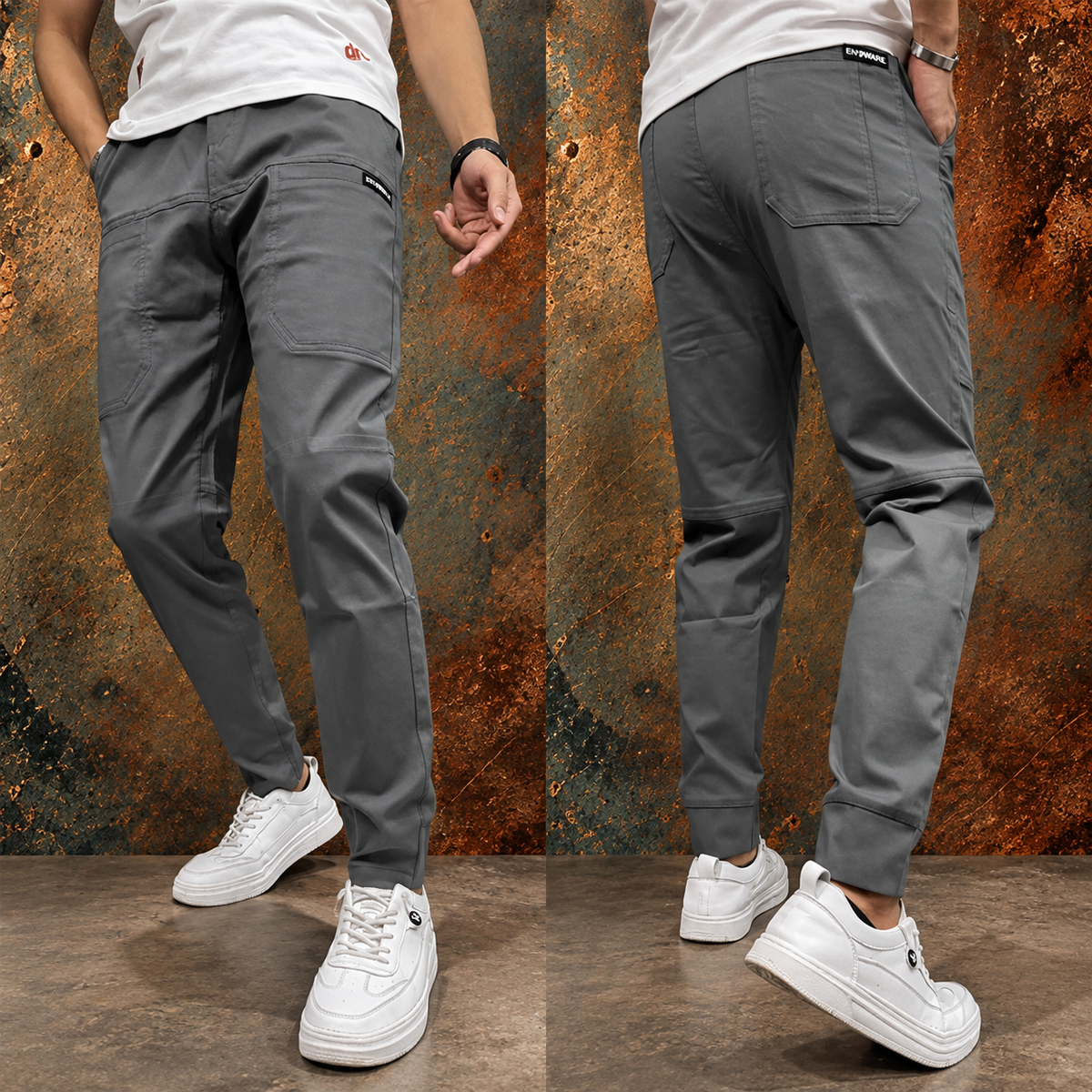 Varel | Pantaloni cargo elasticizzati