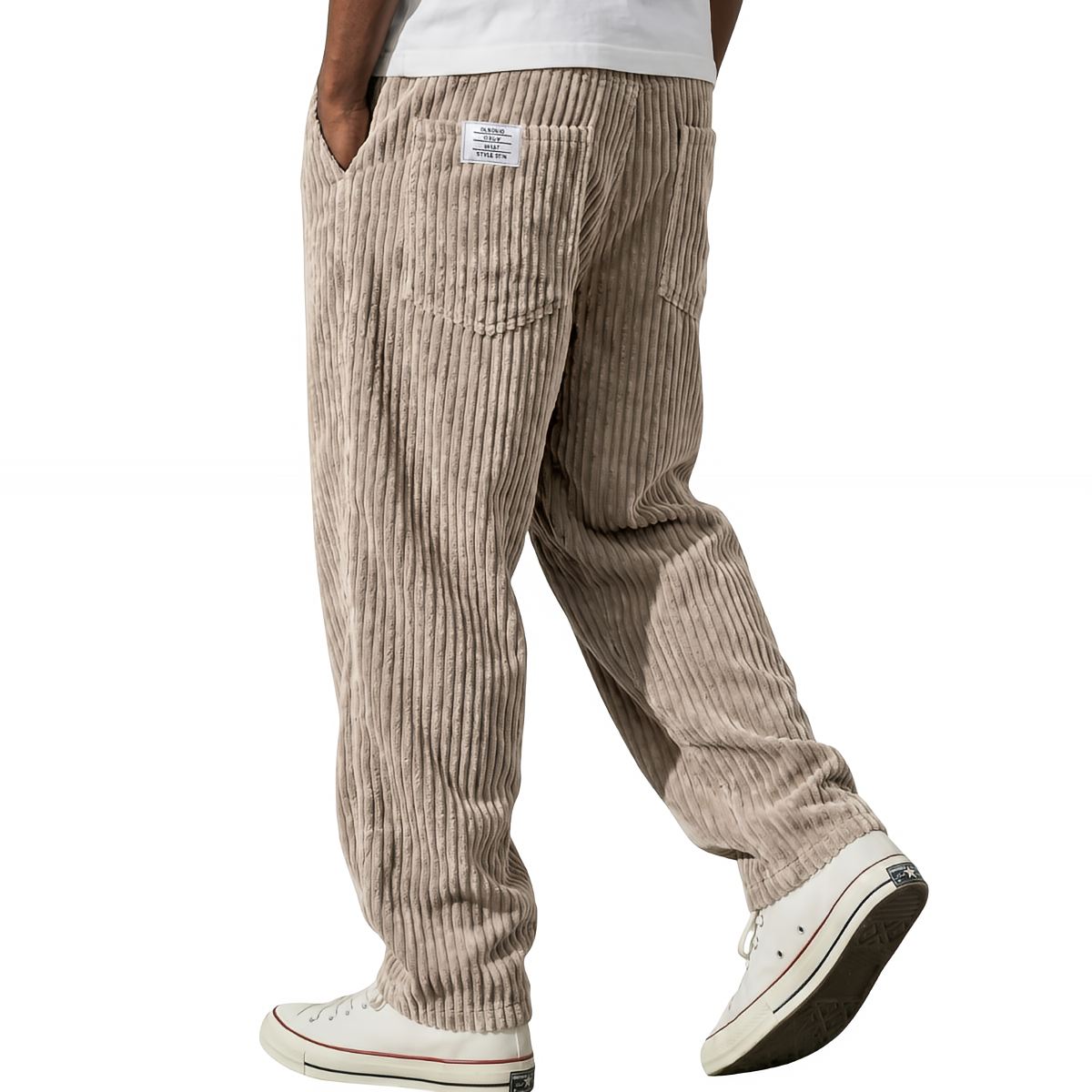 Varel | Pantaloni larghi in velluto a coste